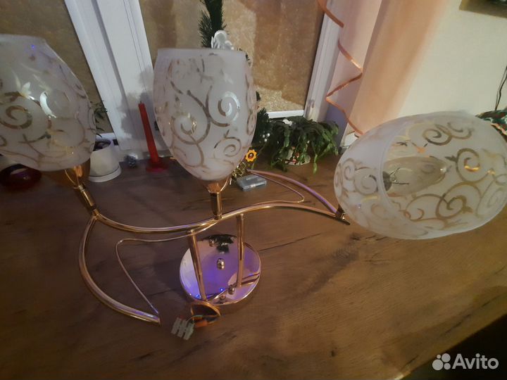 Люстра потолочная бу