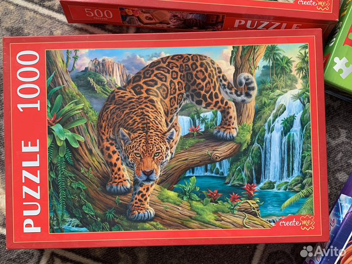 Пазлы детские и взрослые до -1500деталей