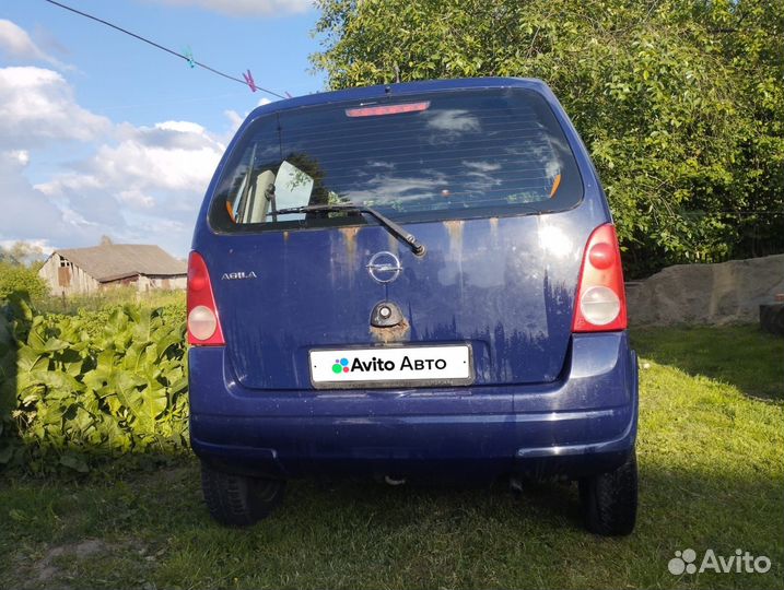 Opel Agila 1.0 МТ, 2003, битый, 200 000 км