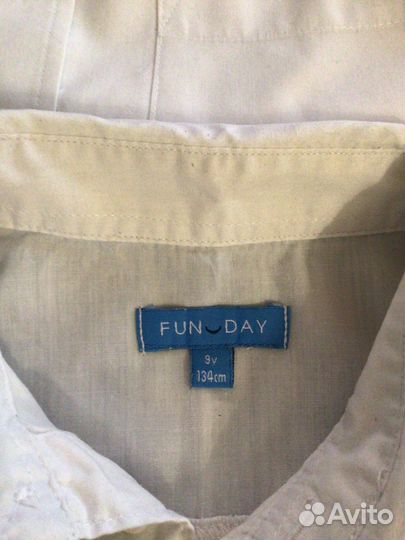 Рубашка белая для школьника