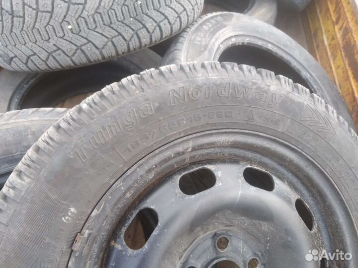 Колеса в сборе r15 зимние Tunga
