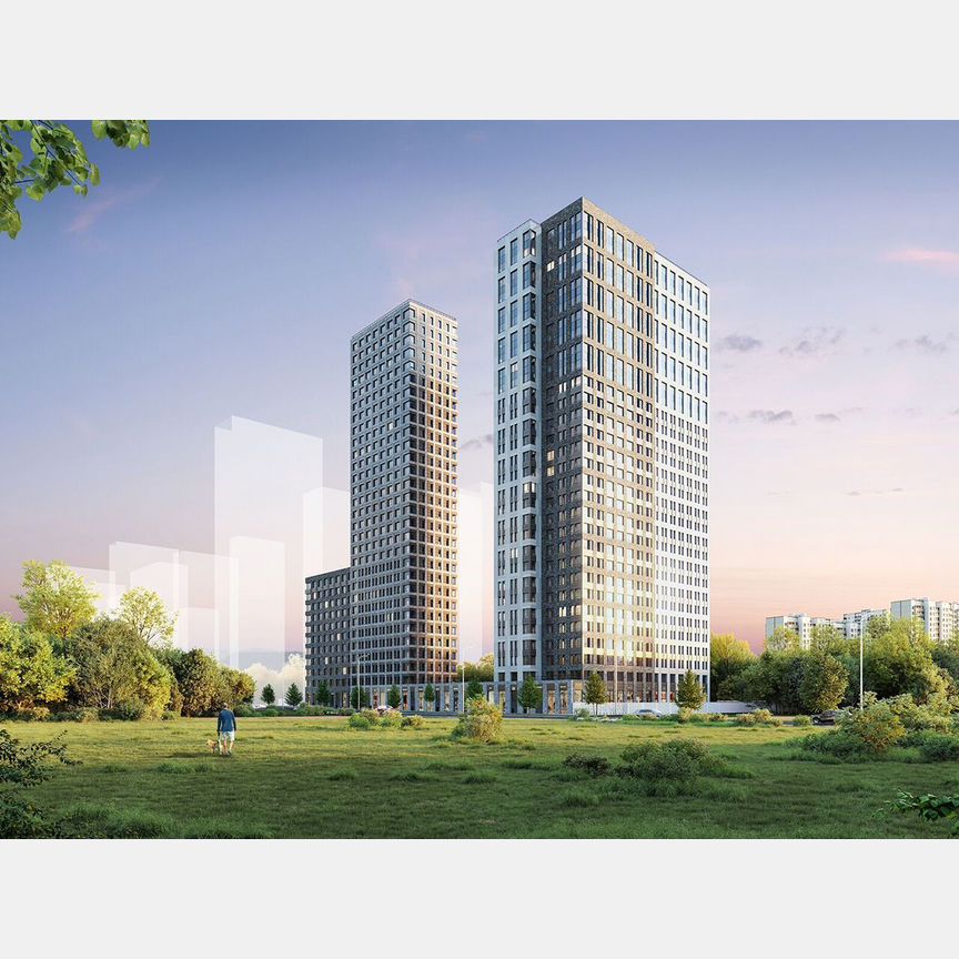 2-к. квартира, 55,5 м², 8/40 эт.