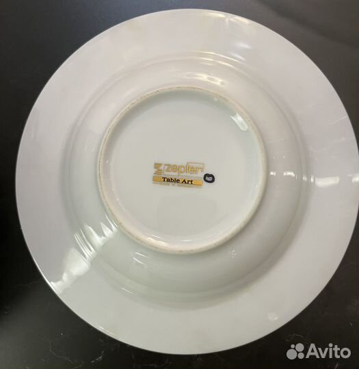 Тарелка для супа роял голд крем Zepter
