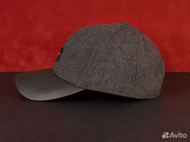 Бейсболка мужская зимняя