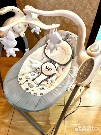 Детские электронные качели для новорожденных