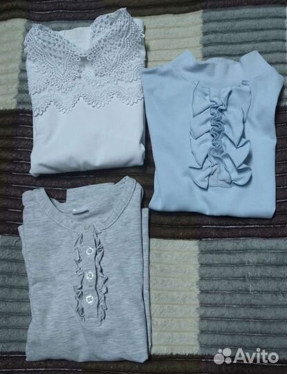 Блузки школьные 130-140