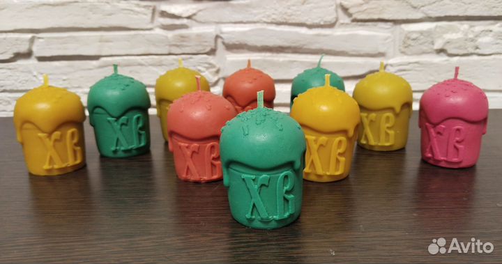 Свечи восковые ручной работы