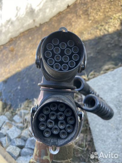 Кабель спиральный прицепа 24В 15 Контактов