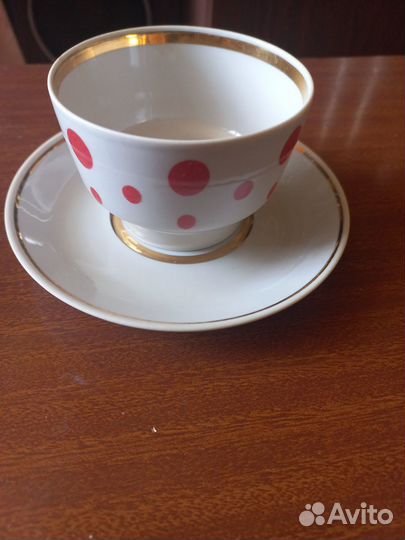 Чайная пара фарфор СССР