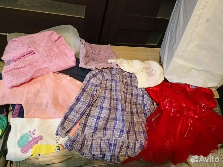 Переноска и пакет вещей на девочку