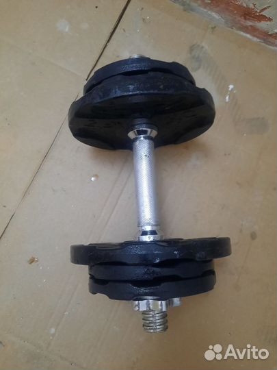 Гантеля разборная 10 кг torneo