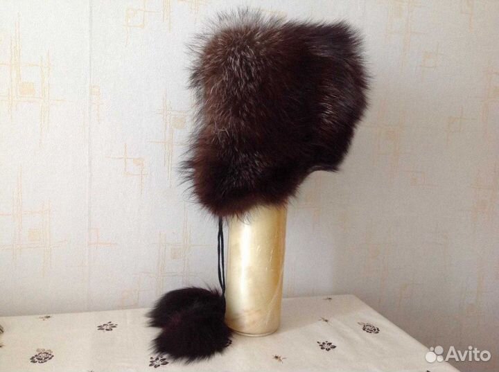 Шапка из чернобурки