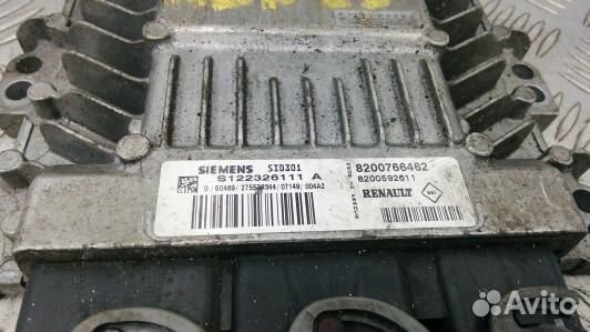 Блок управления двс renault scenic 2 (KBN25PC01)