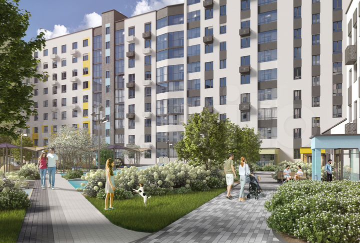 3-к. квартира, 69 м², 2/9 эт.