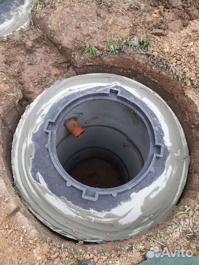 Септик из бетонных колец под ключ