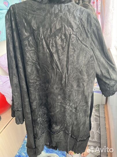 Кожаный плащ