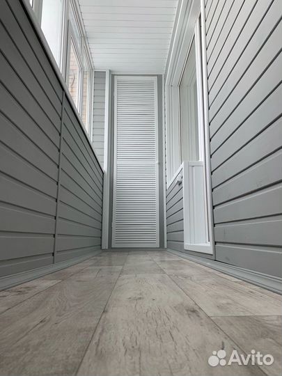 Обшивка лоджий и балконов