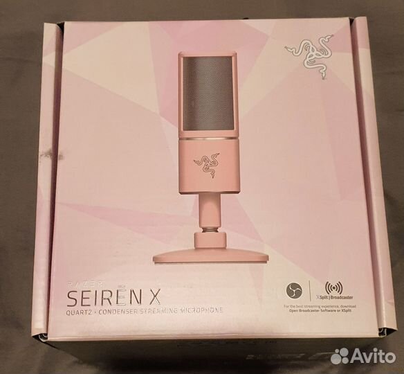 Конденсаторный микрофон Razer Seiren X Pink