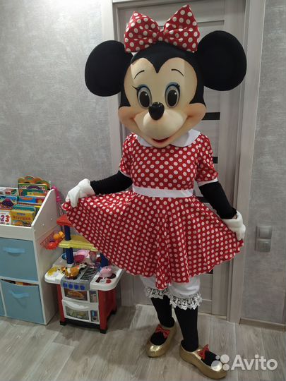 Ростовые куклы зайка, мишка Тедди, Минни маус
