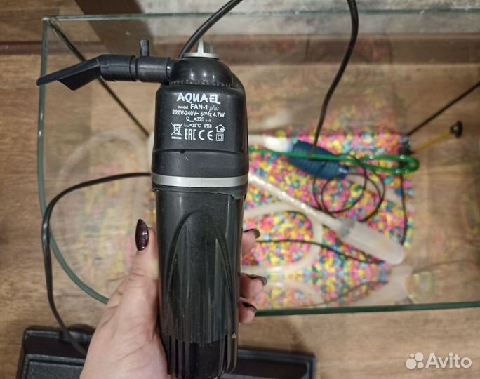 Аквариум с закругленными углами 45л