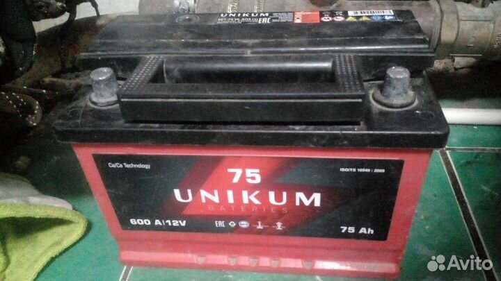 Аккумулятор 75 ah бу