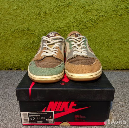 Кроссовки nike jordan 1 retro low OGZ voodoo zion