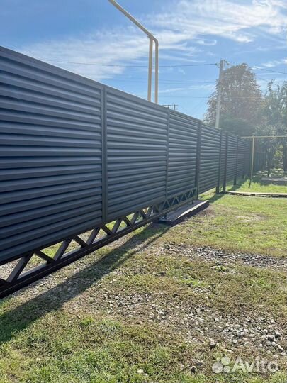 Забор жалюзи под ключ