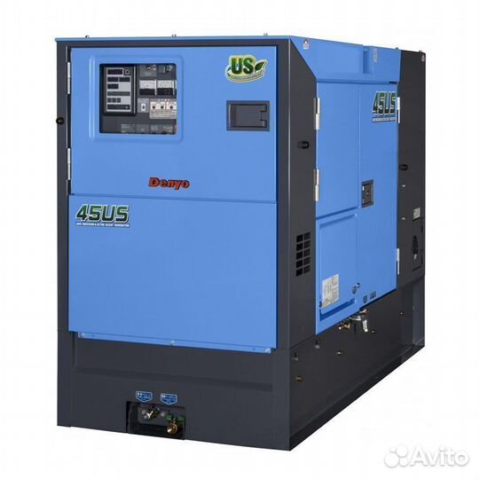 Генератор Denyo DCA-45uske на двигателе Kubota