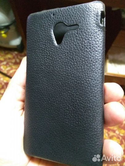 Чехол Флип-Кейс для Soni Xperia ZL (кожа)