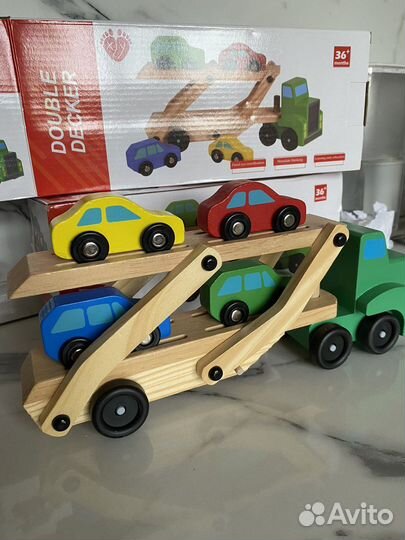 Деревянные игрушки машинки
