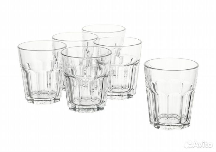 Бокалы IKEA икеа набор 6 штук
