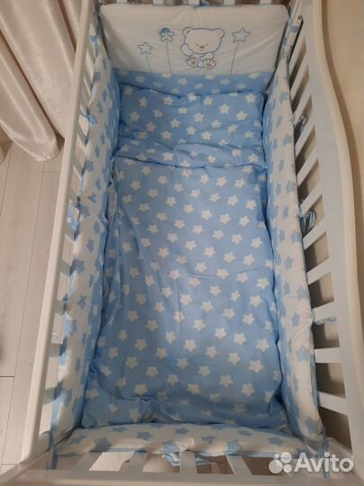 Бортики в детскую кроватку