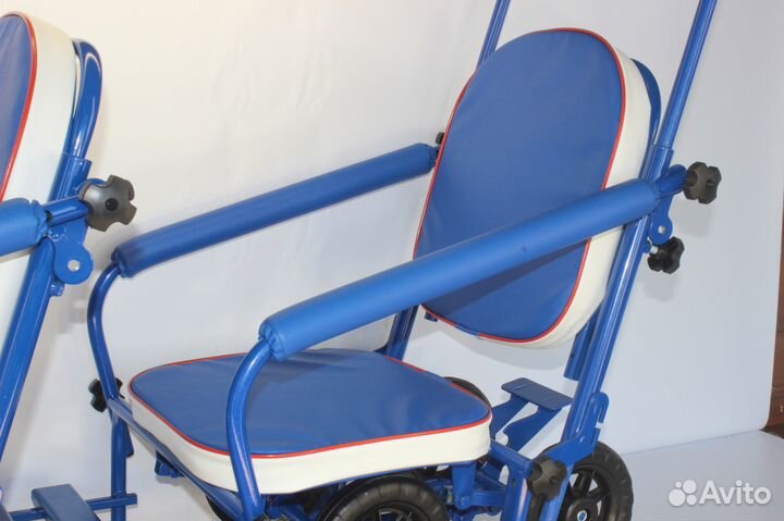 Двухместные санки с 6 колесами