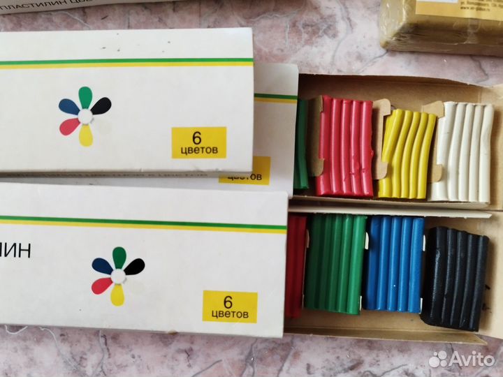 Пластилин скульптурный и обычный