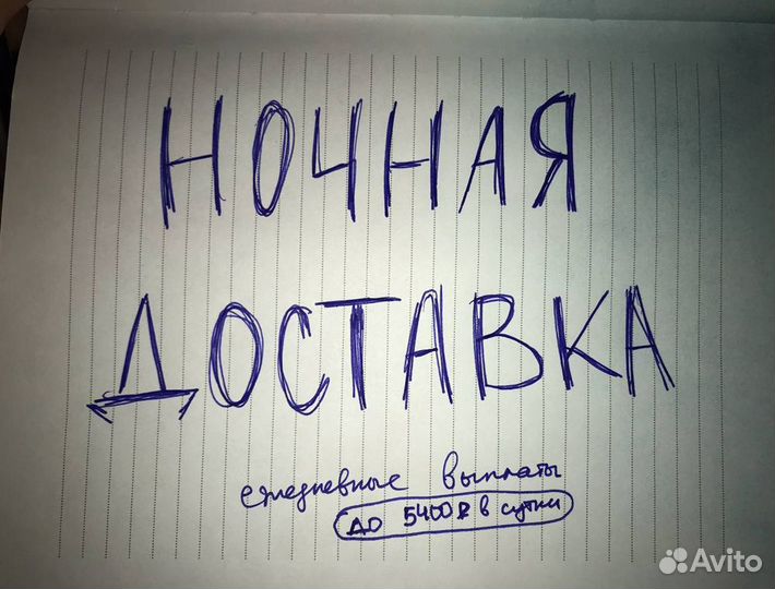 Водитель-экспедитор (готовое питаник) м/ж