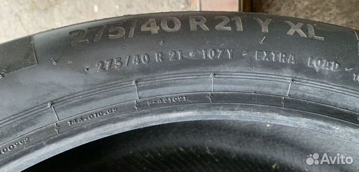 Continental ContiPremiumContact 6 275/40 R21 и 315/35 R21 111Y