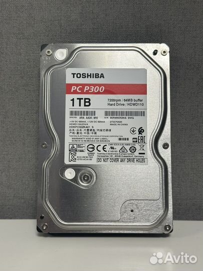 Жесткий диск 1 тб toshiba