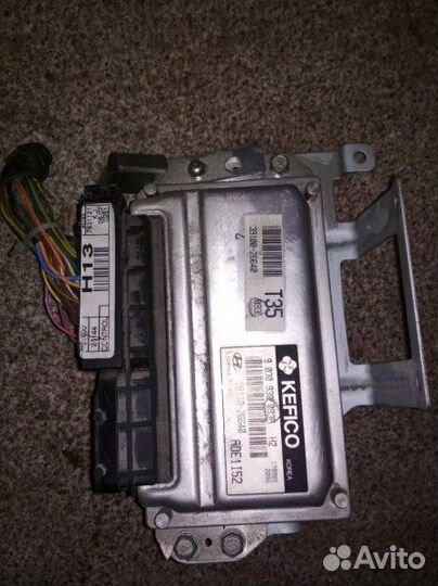 Компьютер двигателя Hyundai Accent