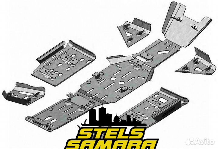 Защита днища для квадроциклов