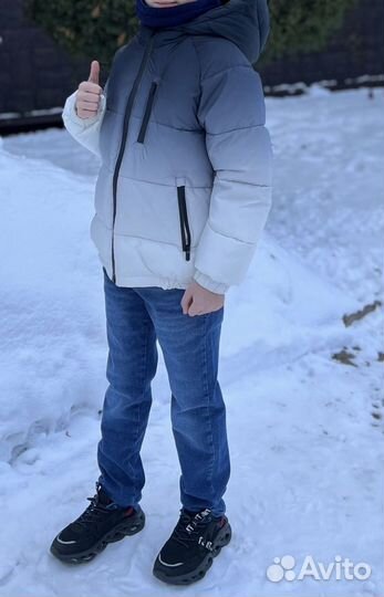 Куртка зимняя zara 140-146