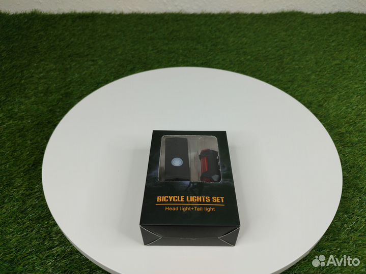 Комплект велосипедных фонарей Фара+стоп сигнал