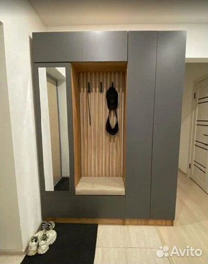 Прихожая графит 160 см в наличии