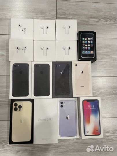 Коробки iPhone от 7 до 14 pro