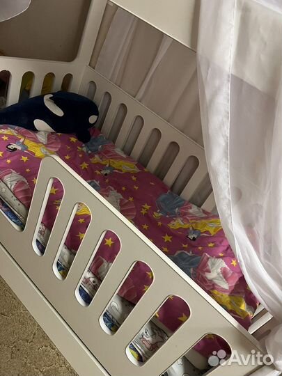 Детская кровать 80 160 домик