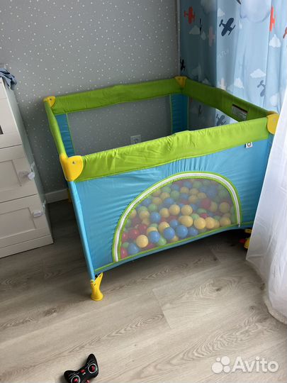 Манеж детский с шариками