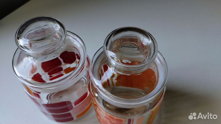 Банка для сыпучих продуктов стекло