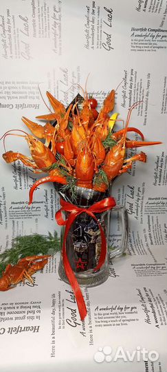 Букет из раков в подарок