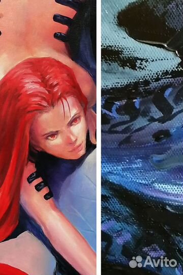 Интерьерная картина, ню, фэнтези, девушка