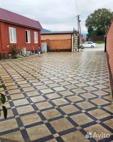 Тротуарная плитка.брусчатка. из кевларобетона