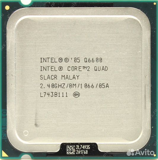 Intel Core 2 Quad Q6600 Kentsfield 2400MHz, LGA775